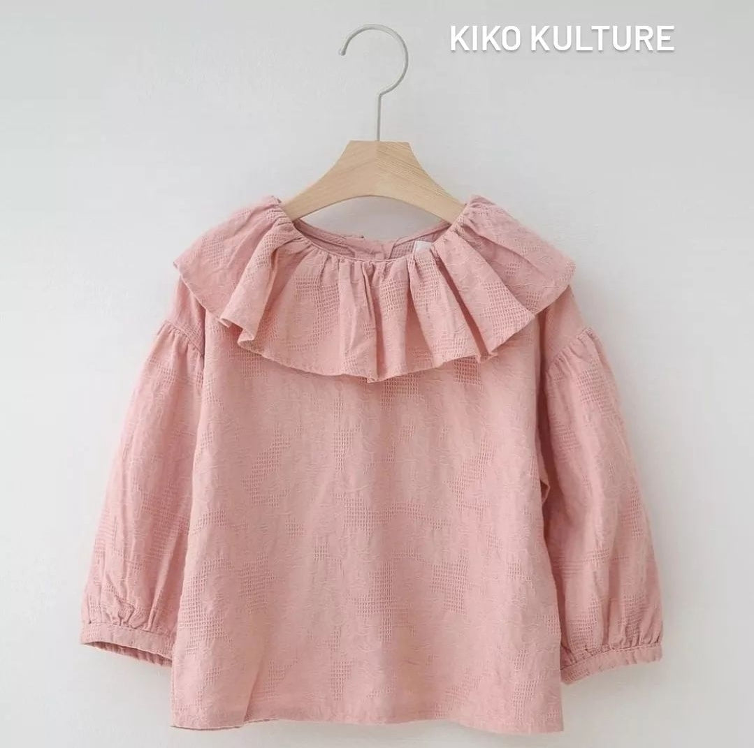 Rose Ruffle Blouse