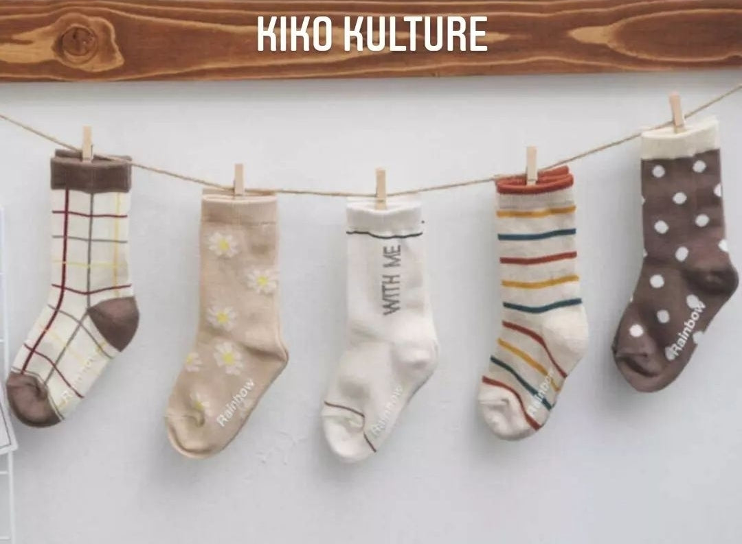 Socks Five Pair Set