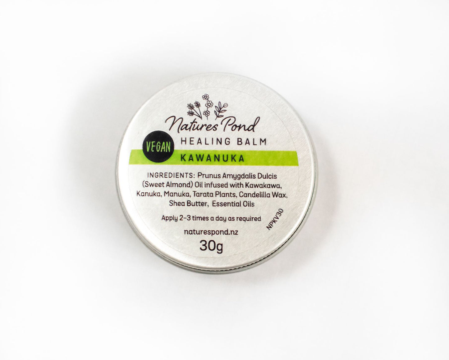 Natures Pond Vegan Healing Balm 30g