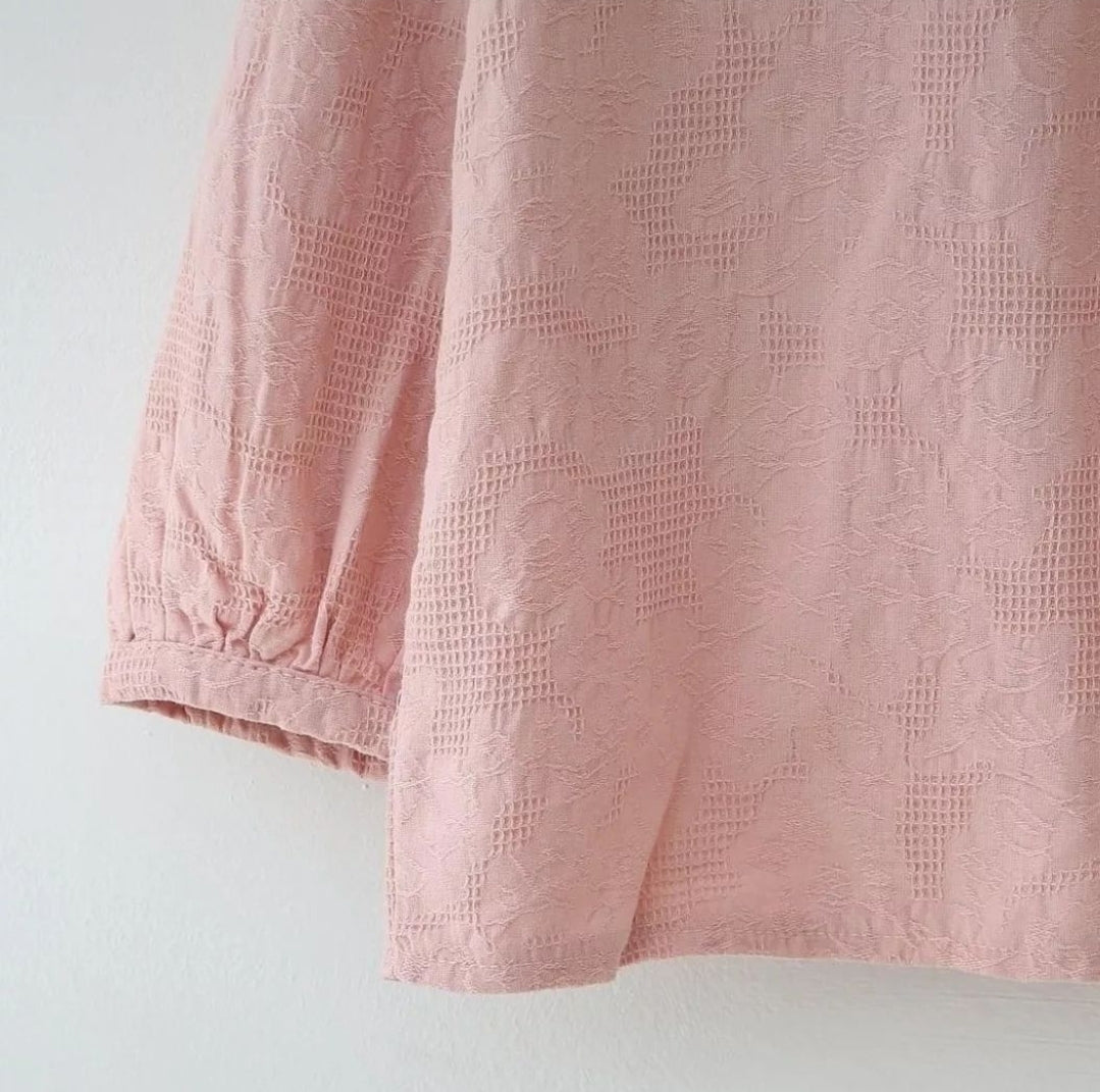 Rose Ruffle Blouse